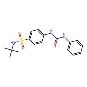 1-[4-(Tert-butylsulfamoyl)phenyl]-3-phenylurea structure