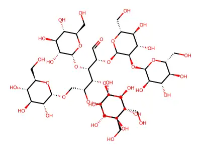 Isomaltoheptaose structure