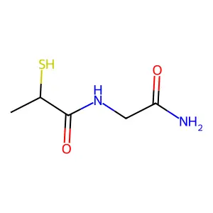 Propanamide, N-(2-amino-2-oxoethyl)-2-mercapto- structure