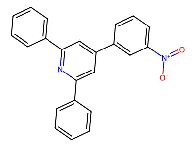 4-(3-Nitrophenyl)-2,6-diphenylpyridine structure