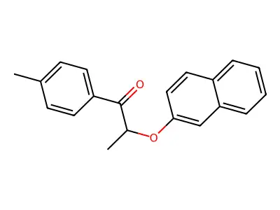1-(4-Methylphenyl)-2-(2-naphthyloxy)-1-propanone structure