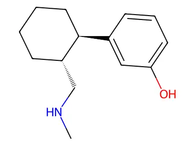 Phenol, 3-[(1R,2R)-2-[(methylamino)methyl]cyclohexyl]- structure