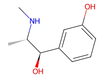 m-Hydroxyephedrine structure