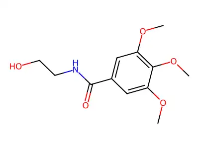 N-(2-Hydroxyethyl)-3,4,5-trimethoxybenzamide structure