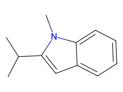 2-Isopropyl-1-methyl-1H-indole structure
