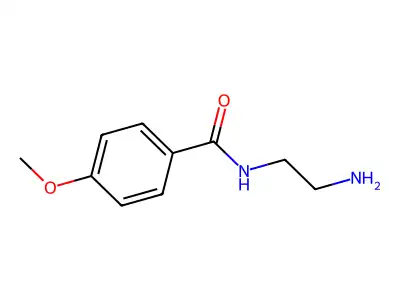 N-(2-aminoethyl)-4-methoxybenzamide structure