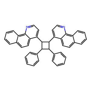 4-[(1R,2S,3R,4S)-2-benzo[h]quinolin-4-yl-3,4-diphenylcyclobu structure