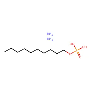 磷酸单癸酯二铵盐 structure
