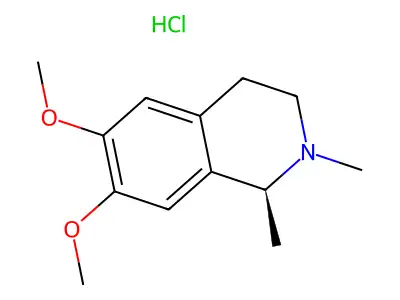 Carnegine hydrochloride structure