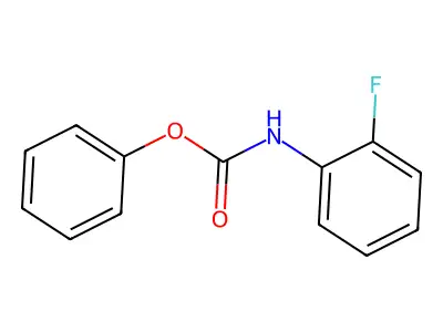 phenyl N-(2-fluorophenyl)carbamate structure