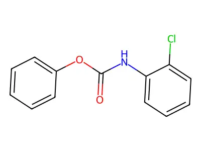 Phenyl N-(2-chlorophenyl)carbamate structure