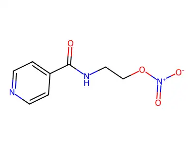 4-Pyridinecarboxamide, N-[2-(nitrooxy)ethyl]- structure