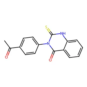 3-(4-Acetyl-phenyl)-2-mercapto-3H-quinazolin-4-one structure