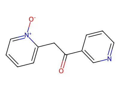 2-(1-Oxo-1lambda~5~-pyridin-2-yl)-1-(pyridin-3-yl)ethan-1-one structure