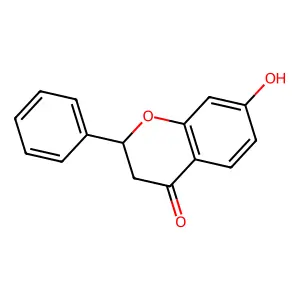 7-羟基黄烷酮 structure