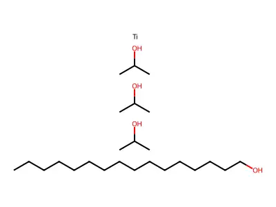 Titanium, (1-hexadecanolato)tris(2-propanolato)-, (T-4)- structure