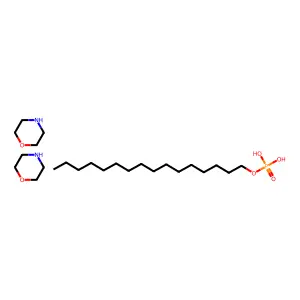 Dimorpholinium hexadecyl phosphate structure
