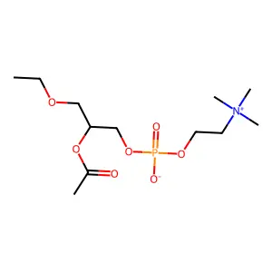 Blood platelet-activating factor structure