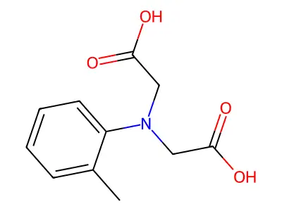 Glycine, N-(carboxymethyl)-N-(methylphenyl)- structure