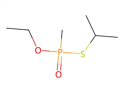 O-Ethyl S-propan-2-yl methylphosphonothioate structure