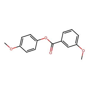 m-Anisic acid, 4-methoxyphenyl ester structure