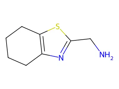4,5,6,7-Tetrahydro-1,3-benzothiazol-2-ylmethanamine structure
