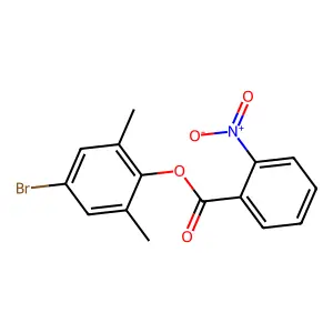 4-Bromo-2,6-dimethylphenyl 2-nitrobenzoate structure