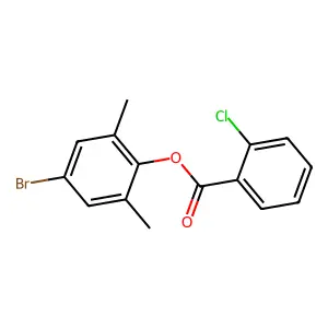 4-Bromo-2,6-dimethylphenyl 2-chlorobenzoate structure