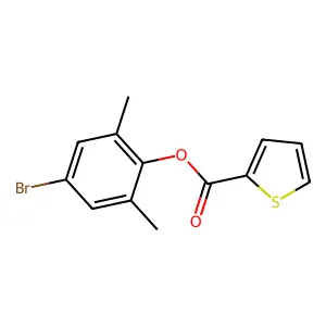 4-Bromo-2,6-dimethylphenyl 2-thiophenecarboxylate structure