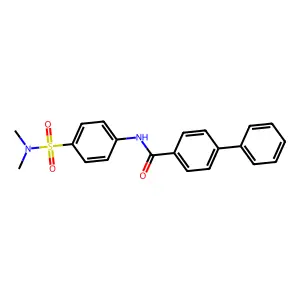 N-[4-(dimethylsulfamoyl)phenyl]-4-phenylbenzamide structure