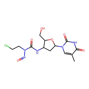 Methyl 2,3-anhydro-5-O-(4-nitrobenzoyl)pentofuranoside structure