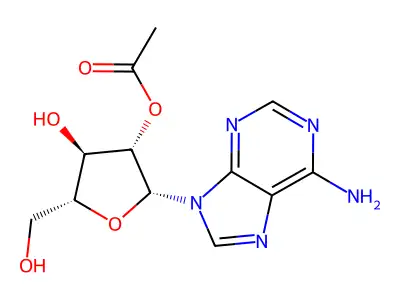 9-(2-O-acetyl- structure