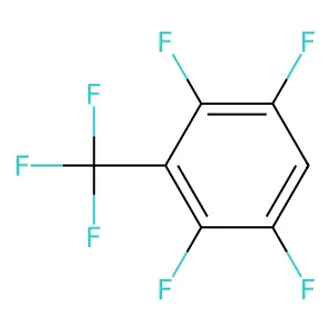 Benzene, 1,2,4,5-tetrafluoro-3-(trifluoromethyl)- structure