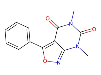 5,7-Dimethyl-3-phenylisoxazolo[3,4-d]pyrimidine-4,6(5H,7H)-dione structure