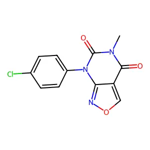 7-(4-Chlorophenyl)-5-methyl-[1,2]oxazolo[3,4-d]pyrimidine-4,6-dione structure