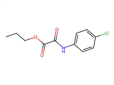 Propyl 2-(4-chloroanilino)-2-oxoacetate structure
