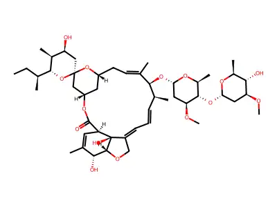 Ivermectin EP Impurity C structure