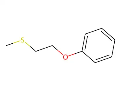 Benzene, [2-(methylthio)ethoxy]- structure