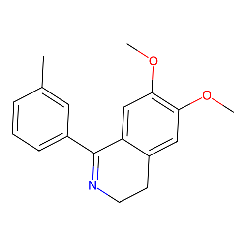6,7-Dimethoxy-1-(3-methylphenyl)-3,4-dihydroisoquinoline structure