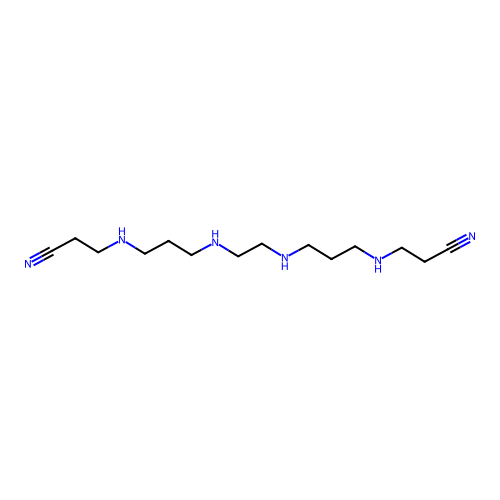 4,8,11,15-Tetraazaoctadecanedinitrile structure