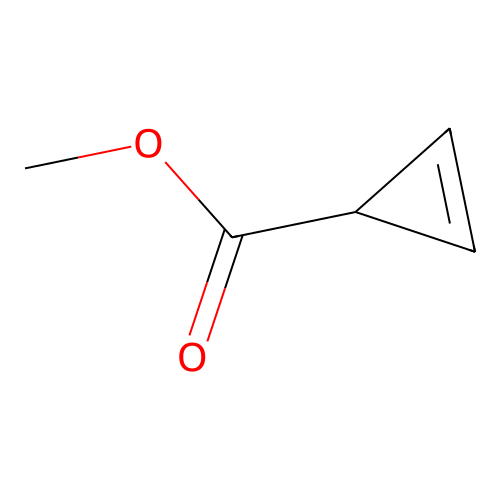 Methyl cycloprop-2-ene-1-carboxylate structure