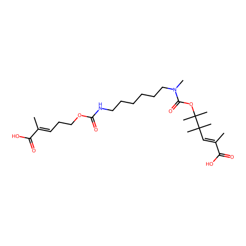 Pentamethyl-4,13-dioxo-3,14-dioxa-5,12-diazahexadecanediyl bismethacrylate structure