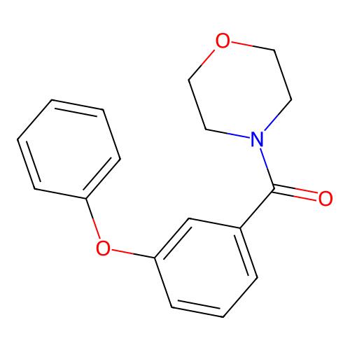 Morpholino(3-phenoxyphenyl)methanone structure
