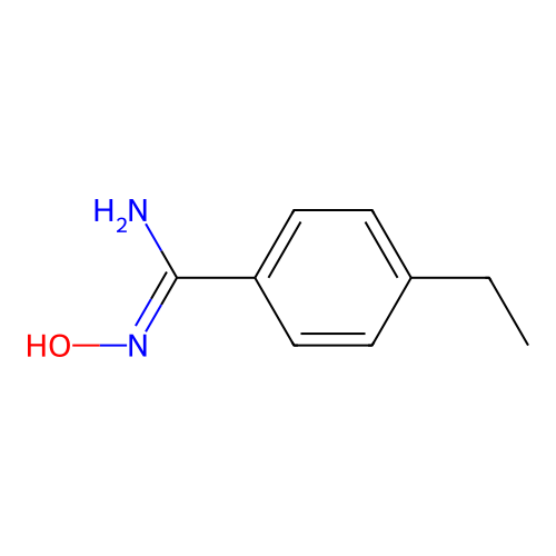 4-ethyl-N'-hydroxy-benzamidine structure