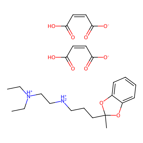 1,3-Benzodioxole, 2-(3-(2-(diethylamino)ethylamino)propyl)-2-methyl-, dimaleate structure