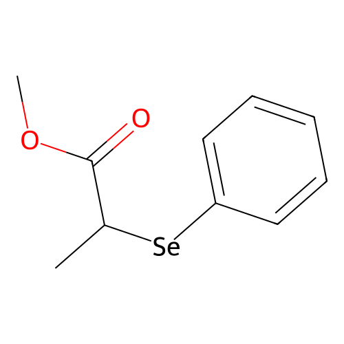 Methyl 2-phenylselanylpropanoate structure