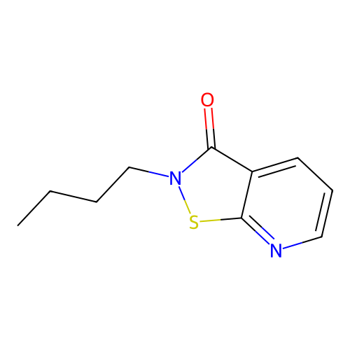 2-Butylisothiazolo[5,4-b]pyridin-3-one structure