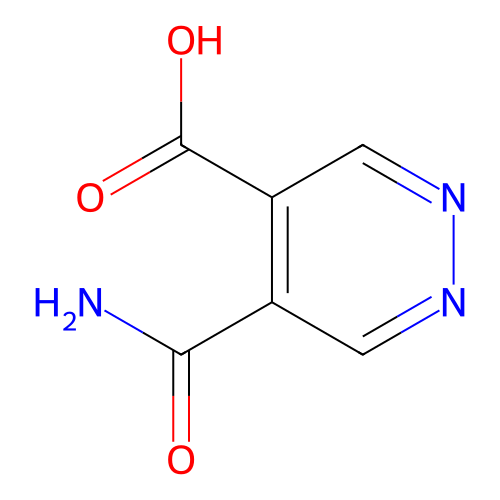 5-carbamoylpyridazine-4-carboxylic Acid structure