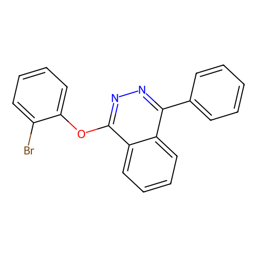 Phthalazine, 1-(2-bromophenoxy)-4-phenyl- structure