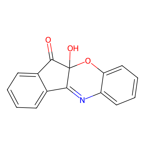 10a-Hydroxy-10ah-10-oxa-5-aza-benzo[b]fluoren-11-one structure